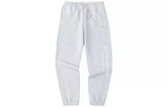 Трикотажные спортивные штаны Life Collection для мужчин, цвет серый Anta, цвет Heather Gray