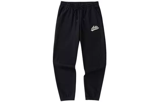 Трикотажные спортивные штаны Life Collection для мужчин, черные Anta, черный