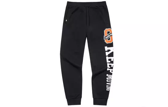 Трикотажные спортивные штаны Life Collection для мужчин, черные Anta, черный