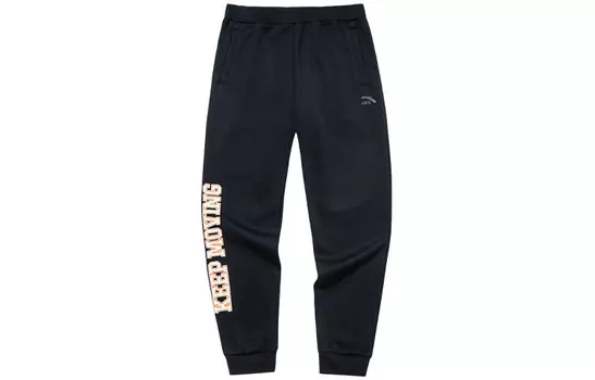 Трикотажные спортивные штаны Life Collection для мужчин, черные Anta, черный