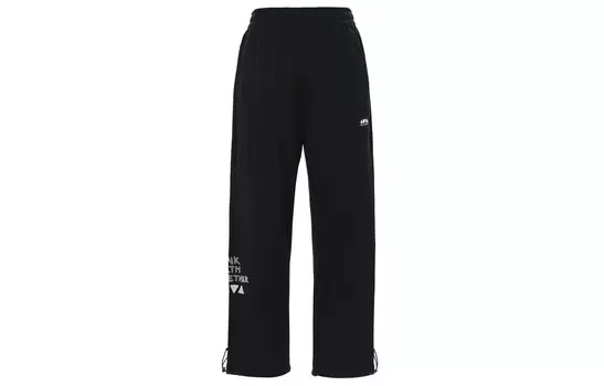 Трикотажные спортивные штаны Life Collection унисекс черного цвета Anta, черный