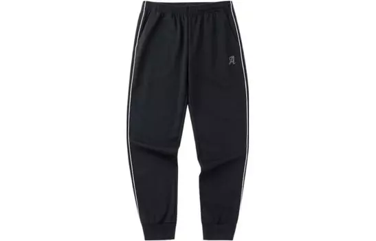 Трикотажные спортивные штаны Life Collection унисекс черного цвета Anta, черный