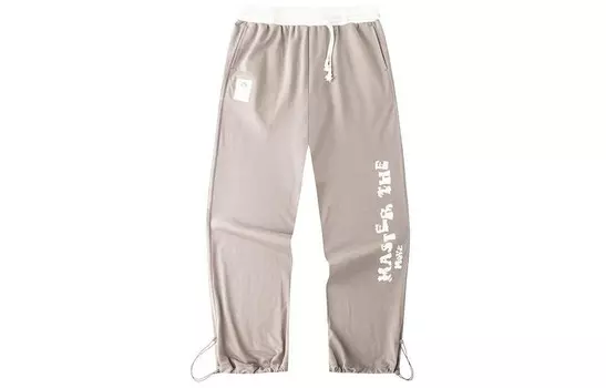 Трикотажные спортивные штаны Life Collection женские из льна серого цвета Anta