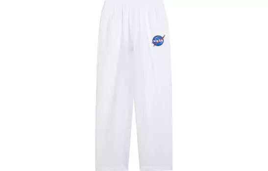 Трикотажные спортивные штаны мужские белые Balenciaga, белый