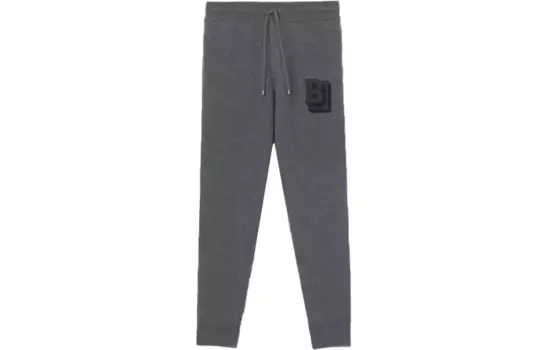 Трикотажные спортивные штаны мужские Burberry, темно-серый