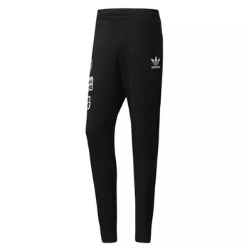 Трикотажные спортивные штаны мужские черные Adidas Originals, черный