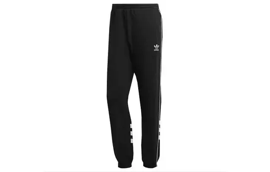 Трикотажные спортивные штаны мужские черные Adidas Originals, черный