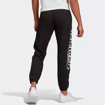 Трикотажные спортивные штаны мужские черные Adidas Originals, черный