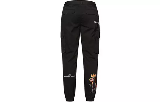 Трикотажные спортивные штаны мужские черные Evisu, черный