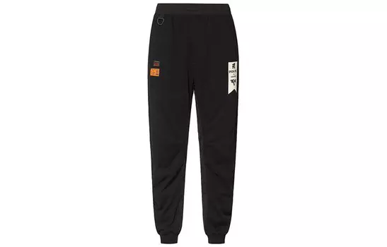 Трикотажные спортивные штаны мужские черные Evisu, черный