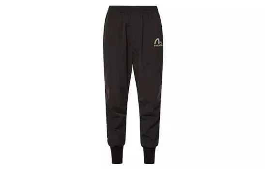 Трикотажные спортивные штаны мужские черные Evisu, черный