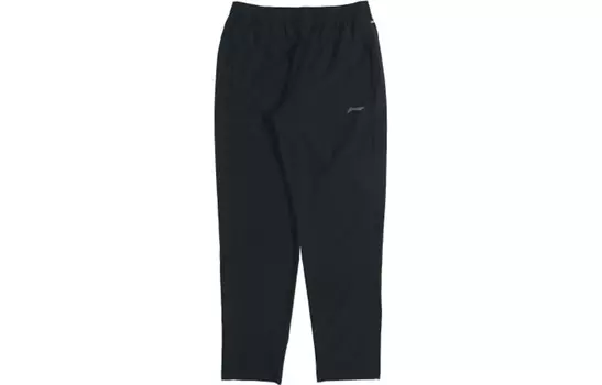 Трикотажные спортивные штаны мужские черные Lining, черный