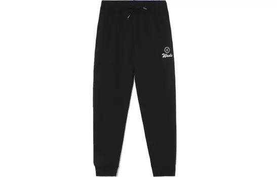 Трикотажные спортивные штаны мужские черные Lining, черный