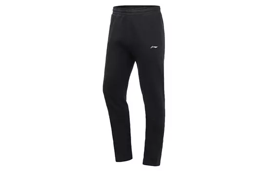Трикотажные спортивные штаны мужские черные Lining, черный