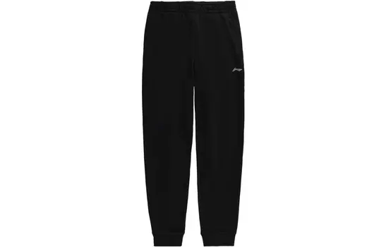 Трикотажные спортивные штаны мужские черные Lining, черный