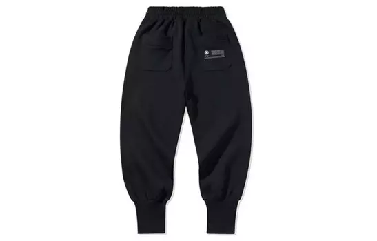 Трикотажные спортивные штаны мужские черные Lining, черный