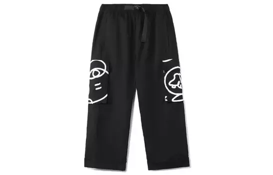 Трикотажные спортивные штаны мужские черные Lining, черный