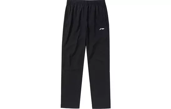 Трикотажные спортивные штаны мужские черные Lining, черный