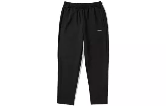 Трикотажные спортивные штаны мужские черные Lining, черный