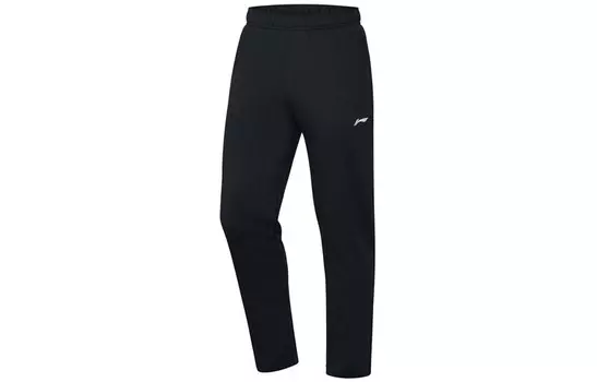 Трикотажные спортивные штаны мужские черные Lining, черный