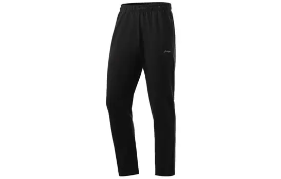 Трикотажные спортивные штаны мужские черные Lining, черный