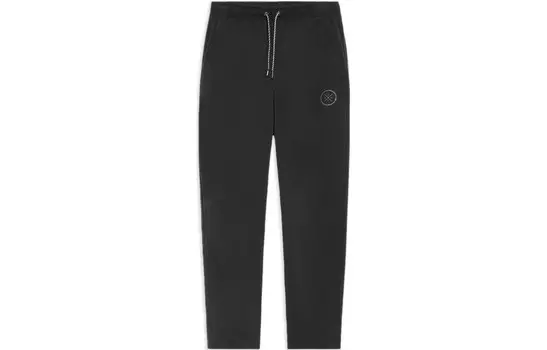 Трикотажные спортивные штаны мужские черные Lining, черный