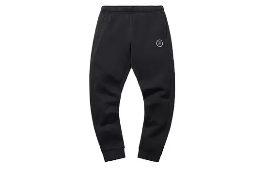 Трикотажные спортивные штаны мужские черные Lining, черный