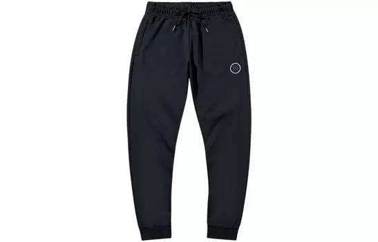 Трикотажные спортивные штаны мужские черные Lining, черный