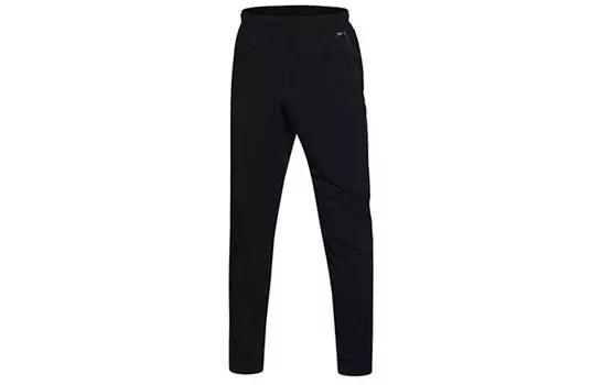 Трикотажные спортивные штаны мужские черные Lining, черный