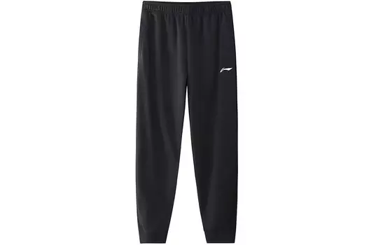 Трикотажные спортивные штаны мужские черные Lining, черный