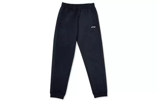 Трикотажные спортивные штаны мужские черные Lining, черный