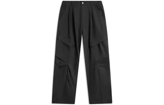 Трикотажные спортивные штаны мужские черные Lining, черный