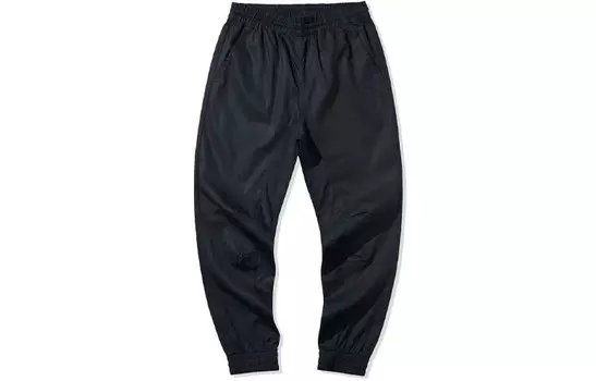 Трикотажные спортивные штаны мужские черные Lining, черный