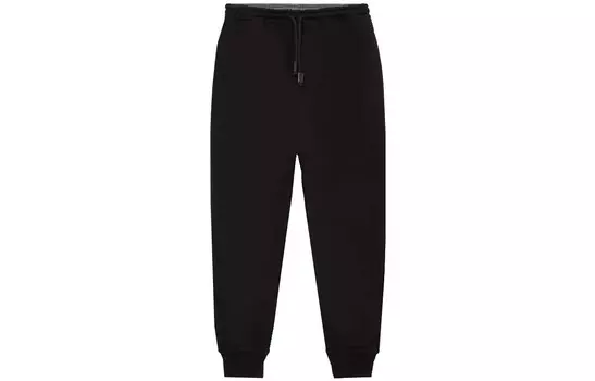 Трикотажные спортивные штаны мужские черные Loewe, черный