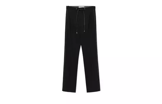 Трикотажные спортивные штаны мужские черные Loewe, черный