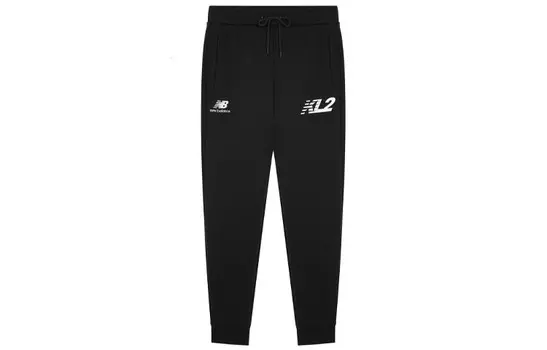 Трикотажные спортивные штаны мужские черные New Balance, черный