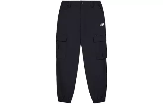 Трикотажные спортивные штаны мужские черные New Balance, черный