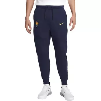 Трикотажные спортивные штаны мужские черные/синие Nike, черный/синий