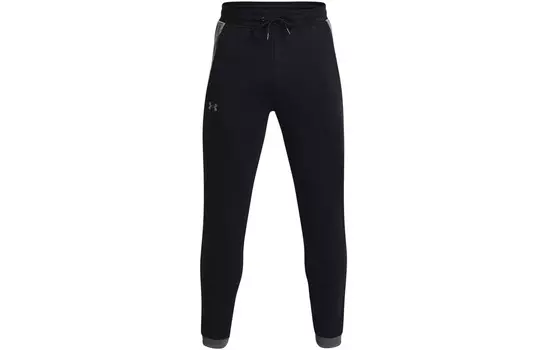 Трикотажные спортивные штаны мужские черные Under Armour, черный