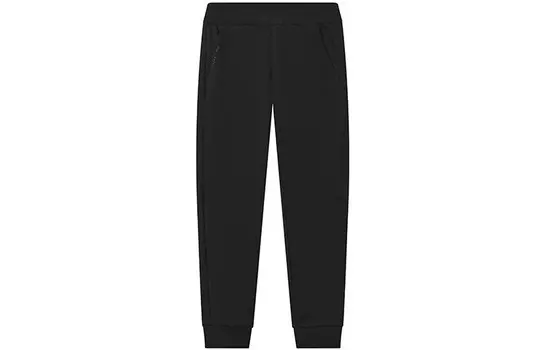 Трикотажные спортивные штаны мужские, цвет черный как смоль Fila, черный