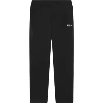 Трикотажные спортивные штаны мужские, цвет черный как смоль Fila, черный