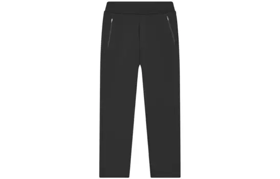 Трикотажные спортивные штаны мужские, цвет черный как смоль Fila, черный