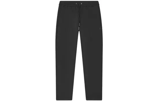 Трикотажные спортивные штаны мужские, цвет черный как смоль Fila, черный