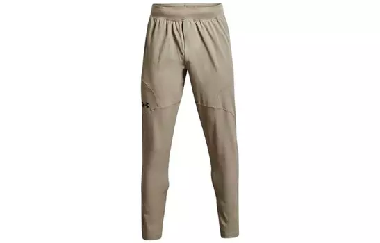 Трикотажные спортивные штаны мужские цвета хаки Under Armour, хаки
