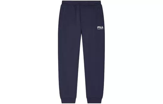 Трикотажные спортивные штаны мужские Deep Ship Blue Fila, темно-синий