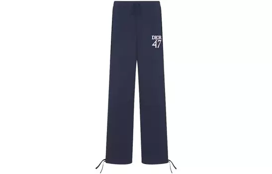 Трикотажные спортивные штаны мужские Dior, темно-синий