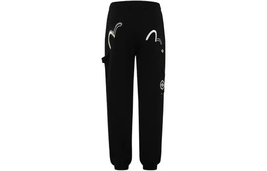 Трикотажные спортивные штаны мужские Evisu, черный