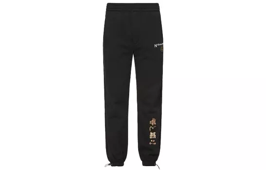 Трикотажные спортивные штаны мужские Evisu, черный