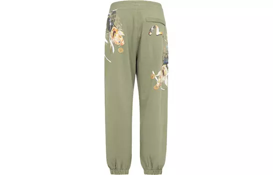 Трикотажные спортивные штаны мужские Evisu, цвет Light Apricot