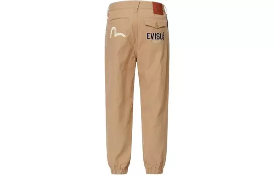 Трикотажные спортивные штаны мужские Evisu, хаки
